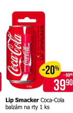 Lip Smacker Coca-Cola balzám na rty 1 ks Teta drogerie