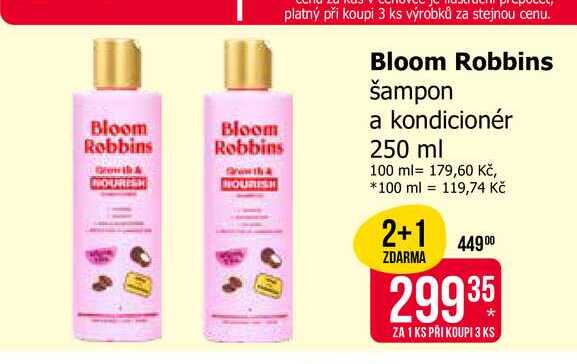 Bloom Robbins šampon a kondicionér 250 ml Teta drogerie