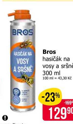 Bros hasičák na vosy a sršně 300 ml Teta drogerie