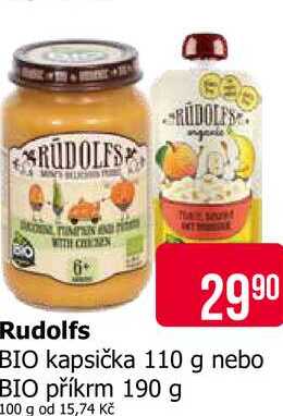 Rudolfs BIO kapsička 110 g Teta drogerie
