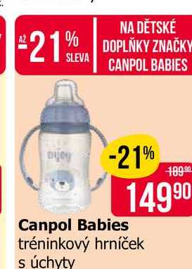 Canpol Babies tréninkový hrníček S úchyty 