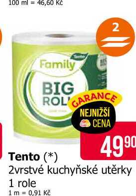 Tento 2vrstvé kuchyňské utěrky