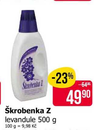 Škrobenka Z levandule 500 g