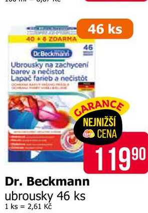 Dr.Beckmann ubrousky 46 ks Teta drogerie