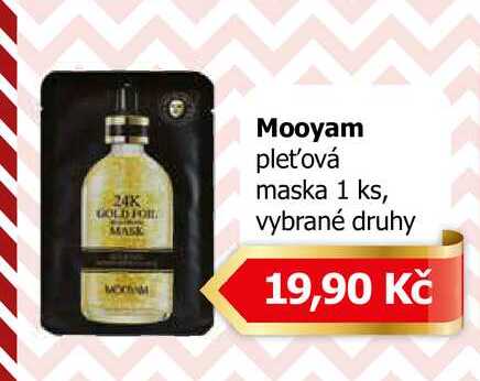Mooyam pleťová maska 1 ks, vybrané druhy Teta drogerie