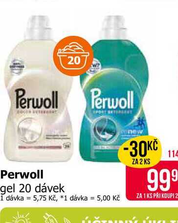 Perwoll gel 20 dávek Teta drogerie