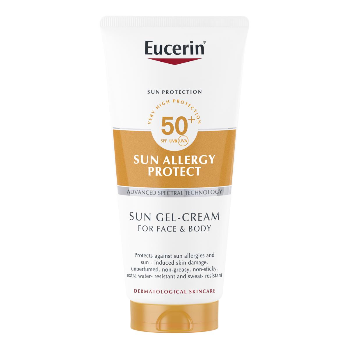 Eucerin SUN ochranný krémový gel proti sluneční alergii SPF50+ 200 ml Lékárna LEMON