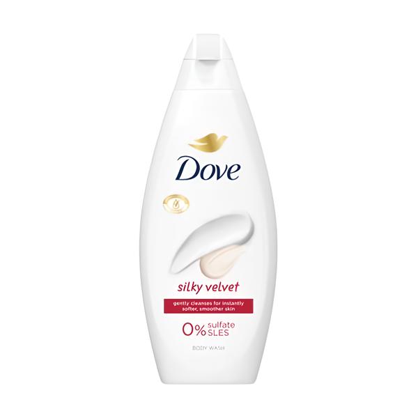 Dove Silky Velvet Sprchový gel Košík.cz