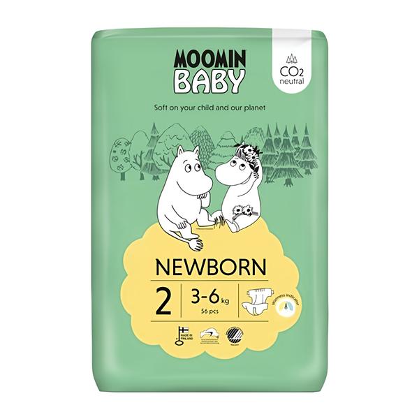 Moomin baby Newborn eko pleny, vel. 2 (3–6 kg) Košík.cz