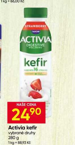 Activia kefir vybrané druhy 280 g
