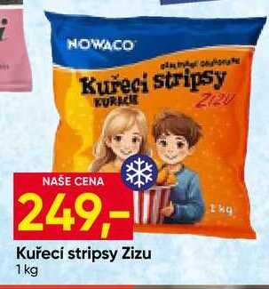 NOWACO Kuřecí stripsy Zizu 1 kg 
