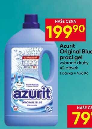 Azurit Original Blue praci gel vybrané druhy 42 dávek 