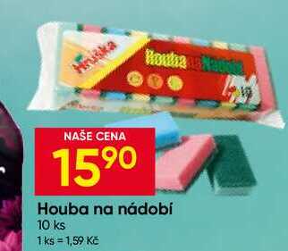 Hruška Houba na nádobí 10 ks