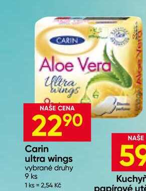 Carin ultra wings vybrané druhy 9 ks Hruška