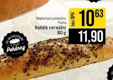 Rohlik cereální 80 g