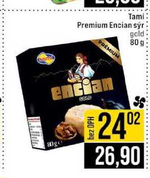 Tami Premium Encian sýr gold 80g
