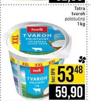 Tatra tvaroh polotučný 1 kg
