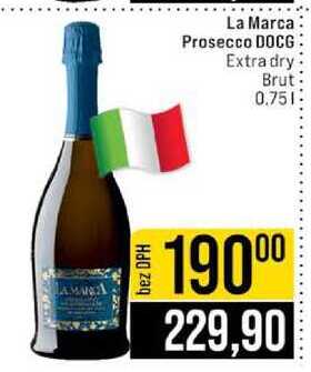 La Marca Prosecco DOCG Extra dry Brut 0.75l