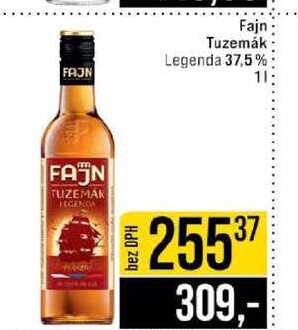 Fajn Tuzemák Legenda 37,5% 1l