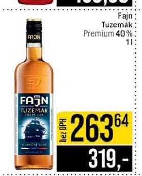 Fajn Tuzemák Premium 40% 1l