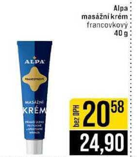Alpa masážní krém francovkový 40 g
