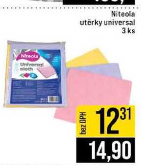 Niteola utěrky universal 3 ks JIP