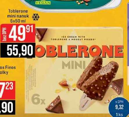 Toblerone mini nanuk 6x50 ml