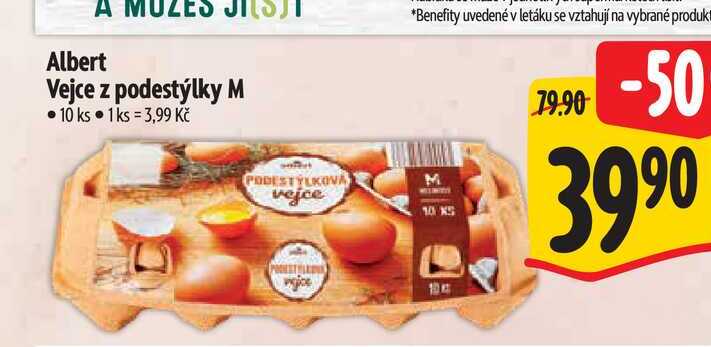   Albert Vejce z podestýlky M 10 ks  