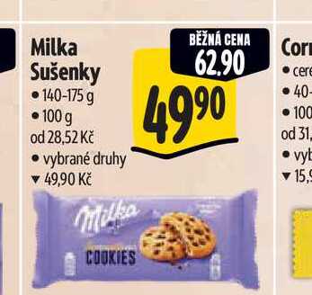 Milka Sušenky  140-175 g 