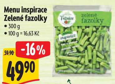 Menu inspirace Zelené fazolky, 300 g 