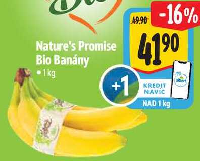 Nature's Promise Bio Banány, 1 kg  