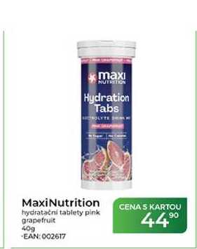 MaxiNutrition hydratační tablety pink grapefruit 40g