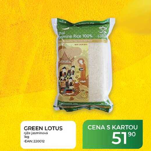GREEN LOTUS rýže jasmínová 1kg