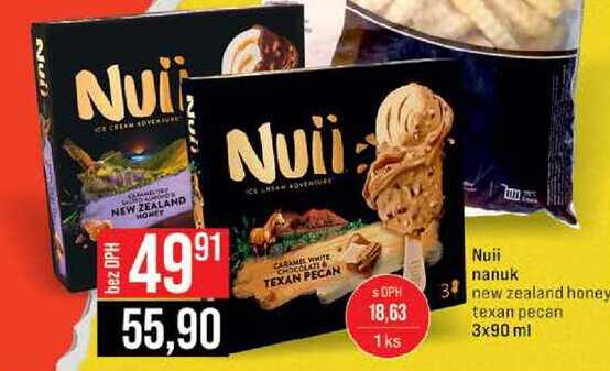 Nuii nanuk new zealand honey texan pecan 3x90 ml 