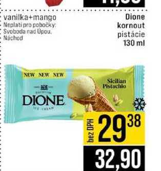 Dione kornout pistácie 130 ml