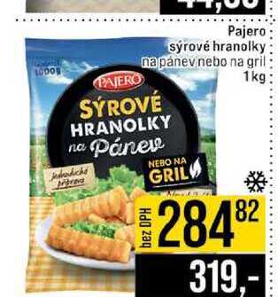 Pajero sýrové hranolky na pánev nebo na gril 1kg