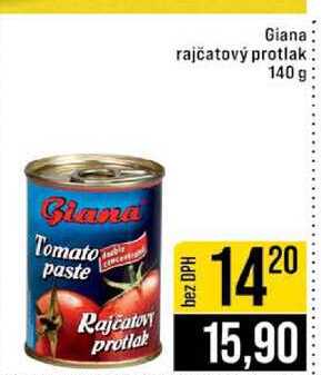 Giana rajčatový protlak 140 g 