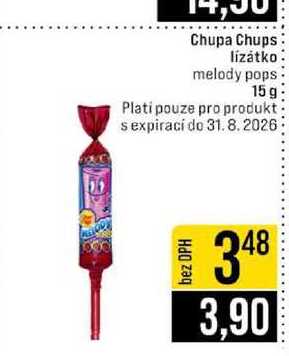 Chupa Chups lízátko melody pops 15 g 