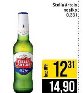 Stella Artois nealko 0,33l