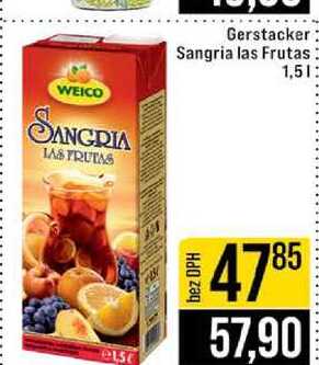 Gerstacker Sangria las Frutas 1,5l