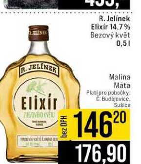 R. Jelínek Elixir 14,7% Bezový květ 0,5l