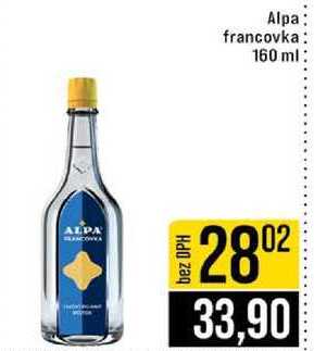 Alpa francovka 160 ml JIP