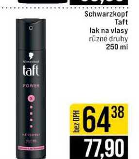 Schwarzkopf Taft lak na vlasy různé druhy 250 ml JIP
