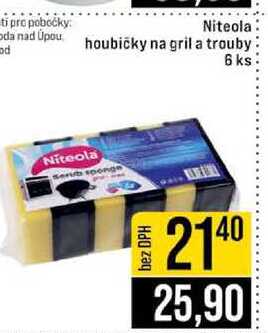 Niteola houbičky na gril a trouby 6 ks 