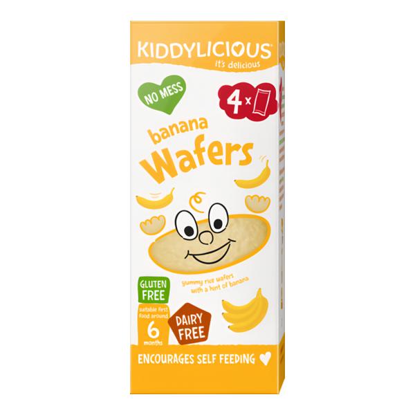 Kiddylicious Oplatky banánové mini Košík.cz