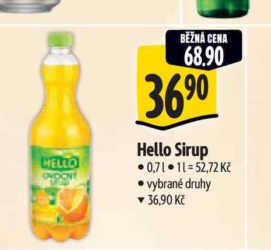   Hello Sirup 0,7 l