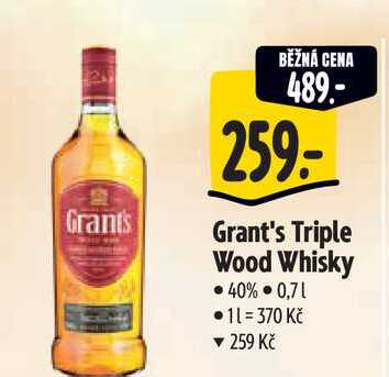   Grant's Triple Wood Whisky 0,7 l