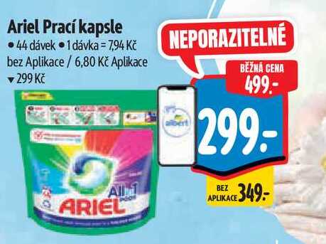 Ariel Prací kapsle 44 dávek Albert