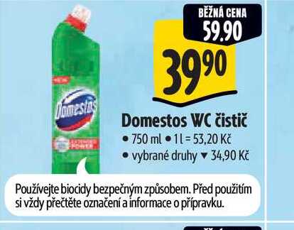 Domestos WC čistič  750 ml Albert