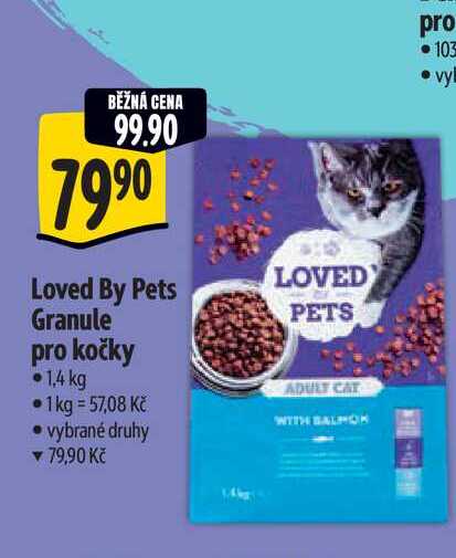   Loved By Pets Granule pro kočky 1.4 kg 